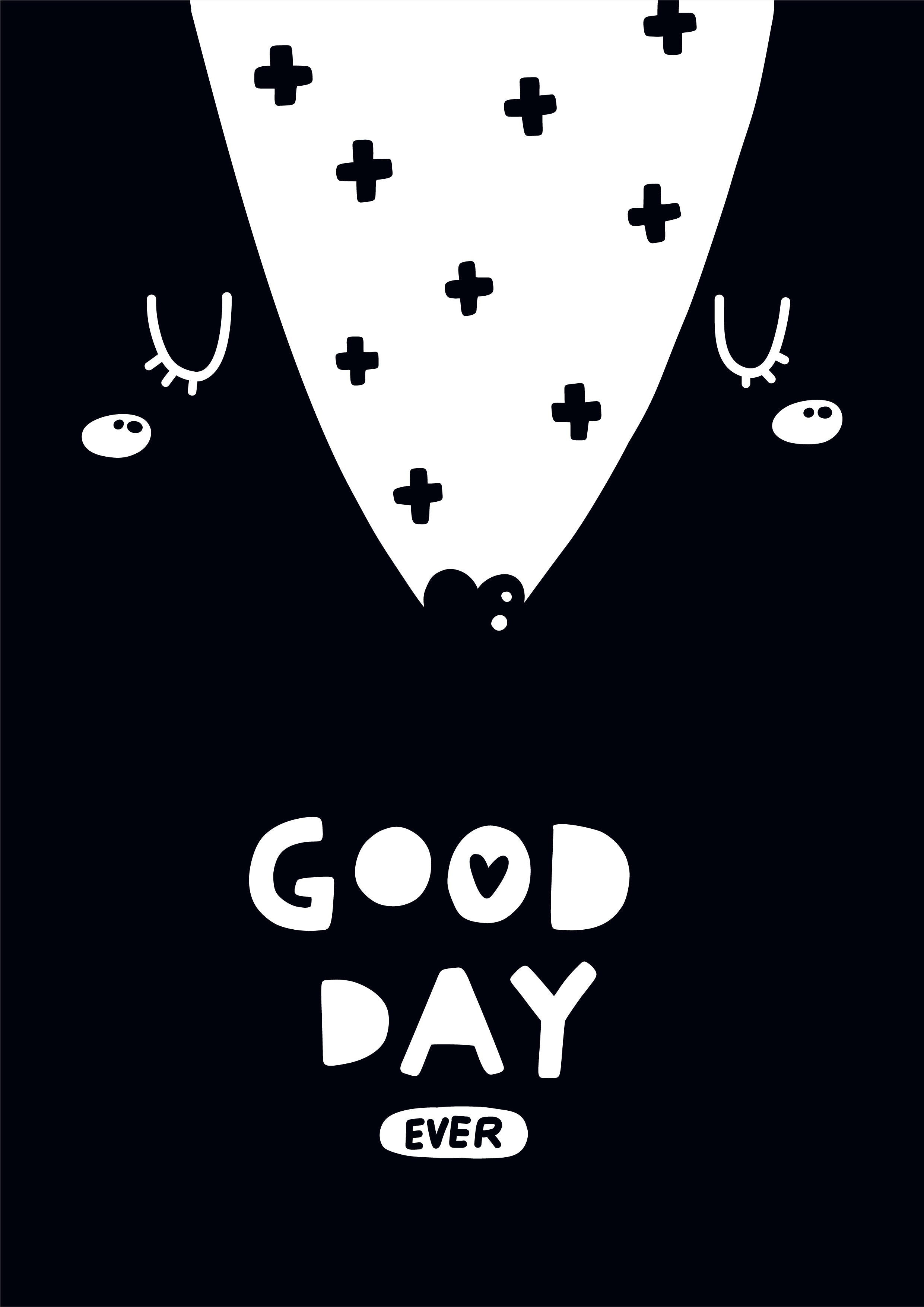 Good Day - Modern Wall Art - Olli+Lime